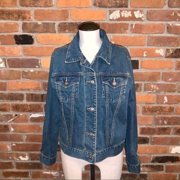 Steve Barrys Classic Denim Jacket Size 